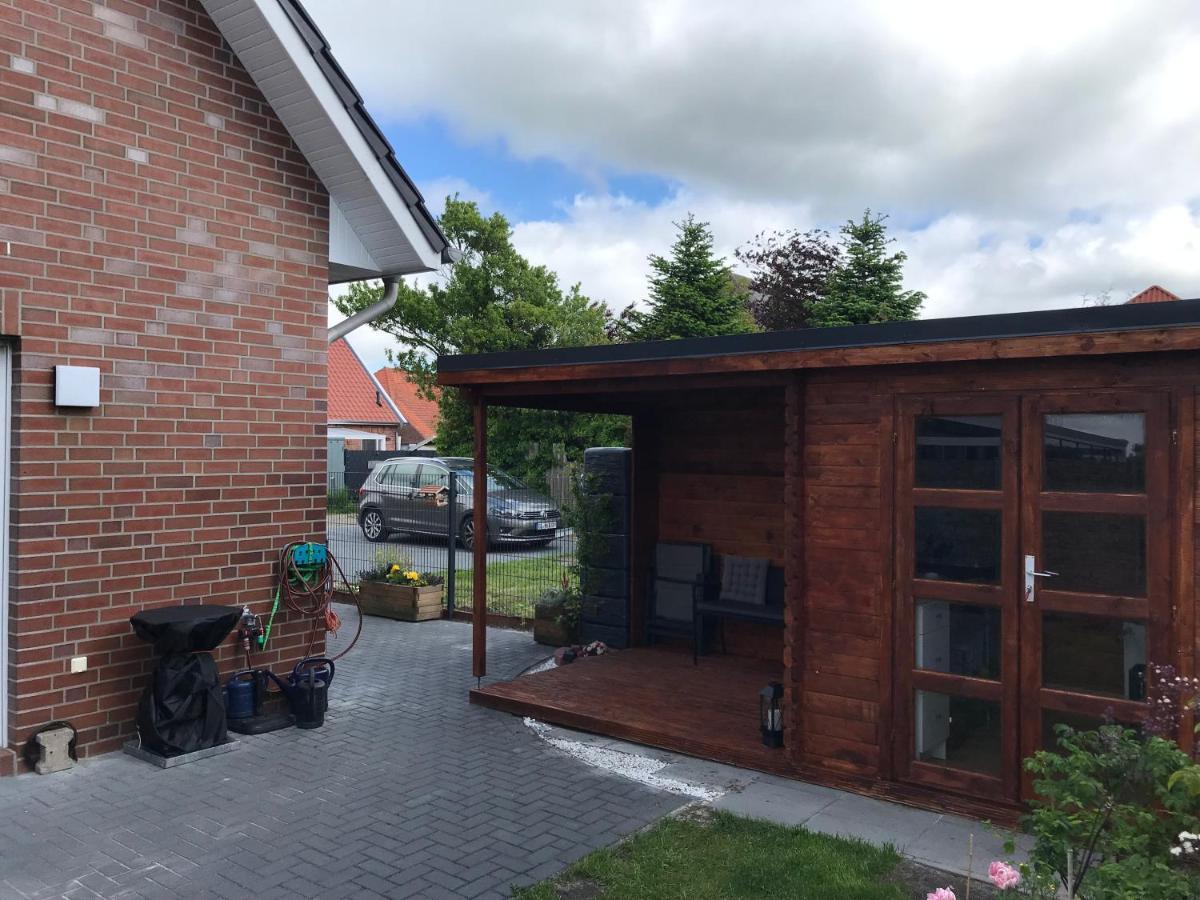 Feriendomizil Dornum Haus Margarete Mit Wallbox Exterior foto
